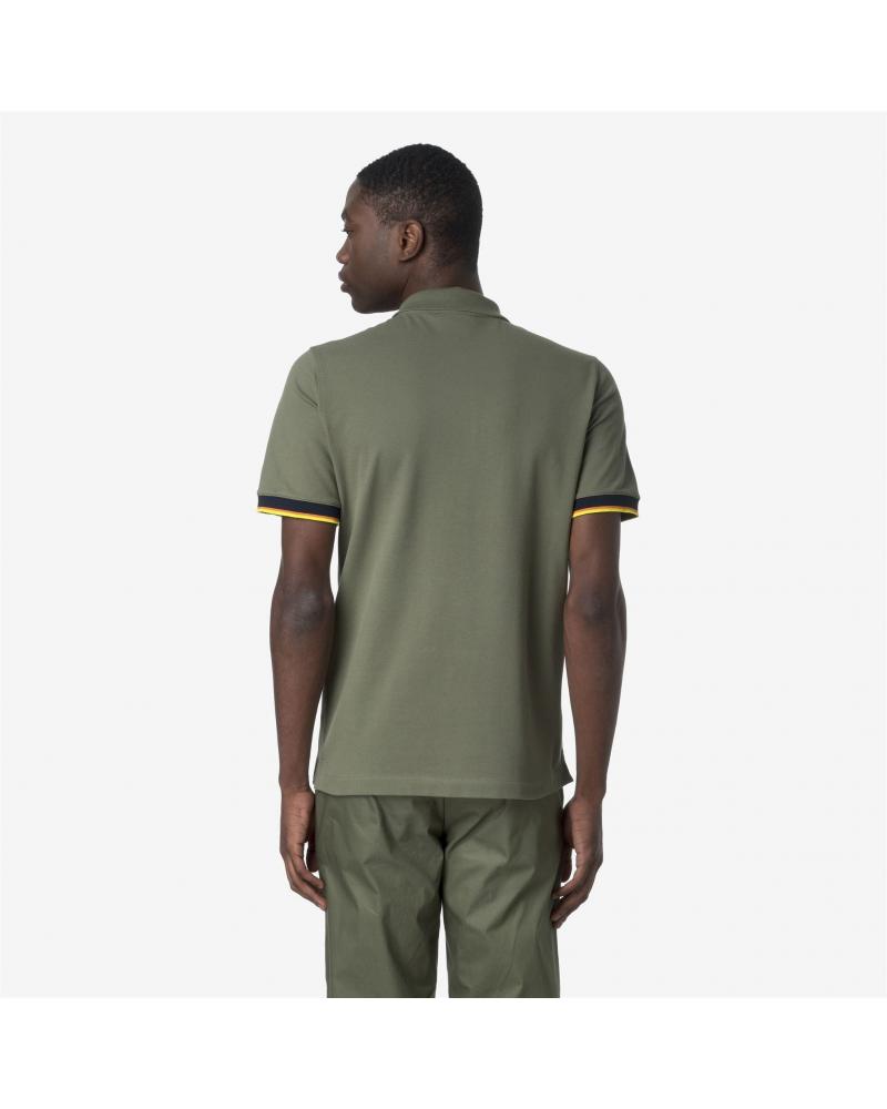 POLO  K-WAY VINCENT GREEN LICHEN