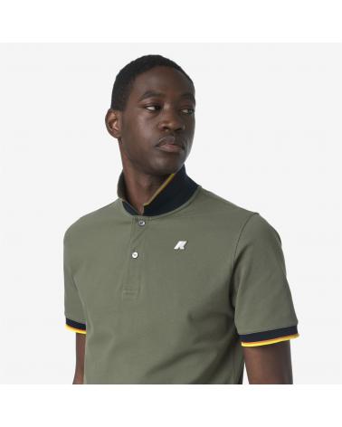 POLO  K-WAY VINCENT GREEN LICHEN