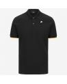 POLO  K-WAY VINCENT DEFT BLACK PURE