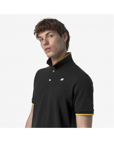 POLO  K-WAY VINCENT DEFT BLACK PURE