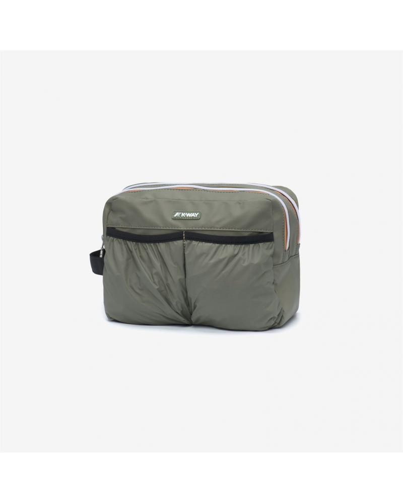 POCHETTE DE VOYAGE ALBAS K-WAY GREEN LICHEN