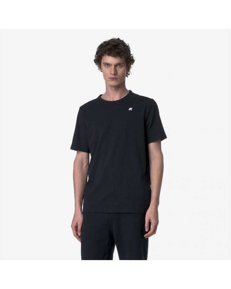 T-SHIRT K-WAY ADAME LIGHT STRETCH JERSEY BLUE DEPH