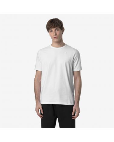 T-SHIRT K-WAY ADAME LIGHT STRETCH JERSEY BLANC