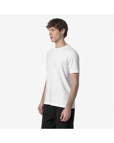 T-SHIRT K-WAY ADAME LIGHT STRETCH JERSEY BLANC
