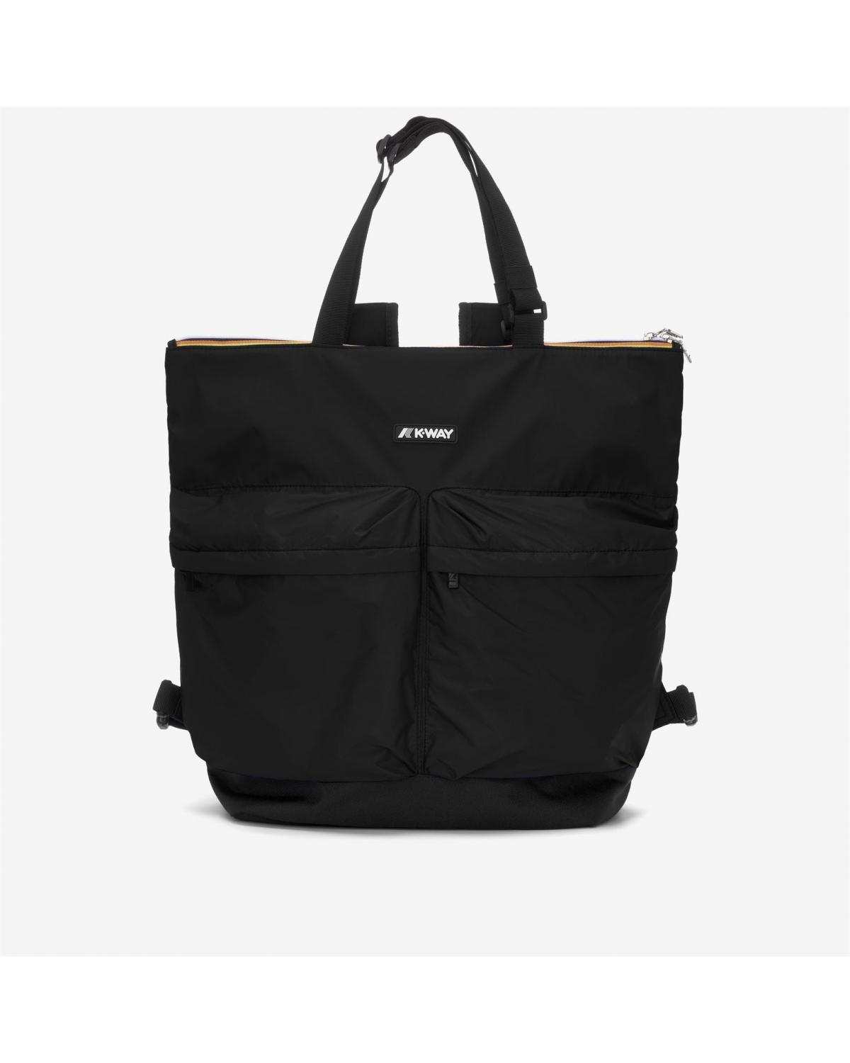 SHOPPING BAG K -WAY NOAM BLACK PURE