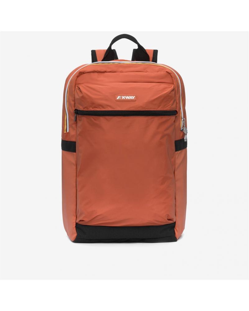 SAC A DOS LAON K-WAY ORANGE BROWNISH