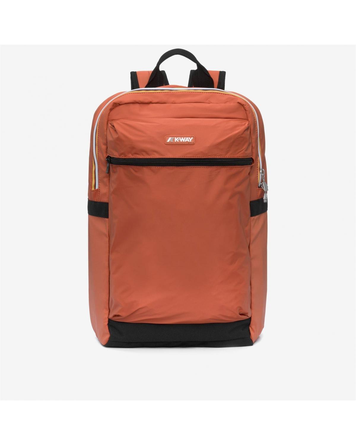 SAC A DOS LAON K-WAY ORANGE BROWNISH