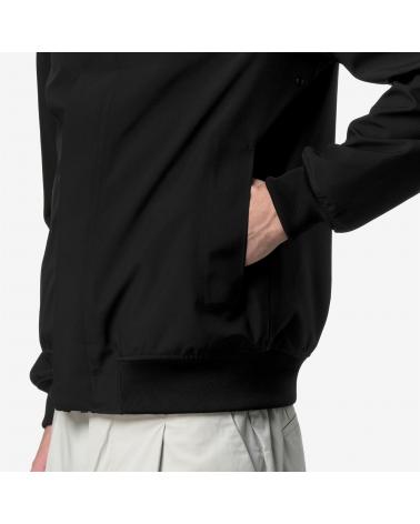 BLOUSON K-WAY JOACHIM BONDED JERSEY BLACK PURE