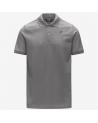 POLO K-WAY AMEDEE SLIM PIQUE GREY FROST