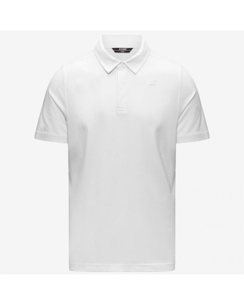 POLO K-WAY VIGGO LT STRETCH JERSEY SLIM WHITE