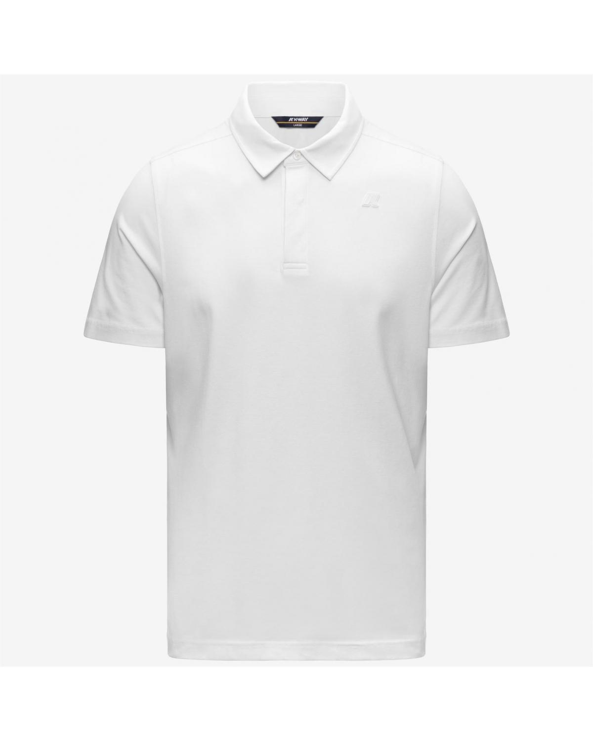 POLO K-WAY VIGGO LT STRETCH JERSEY SLIM WHITE