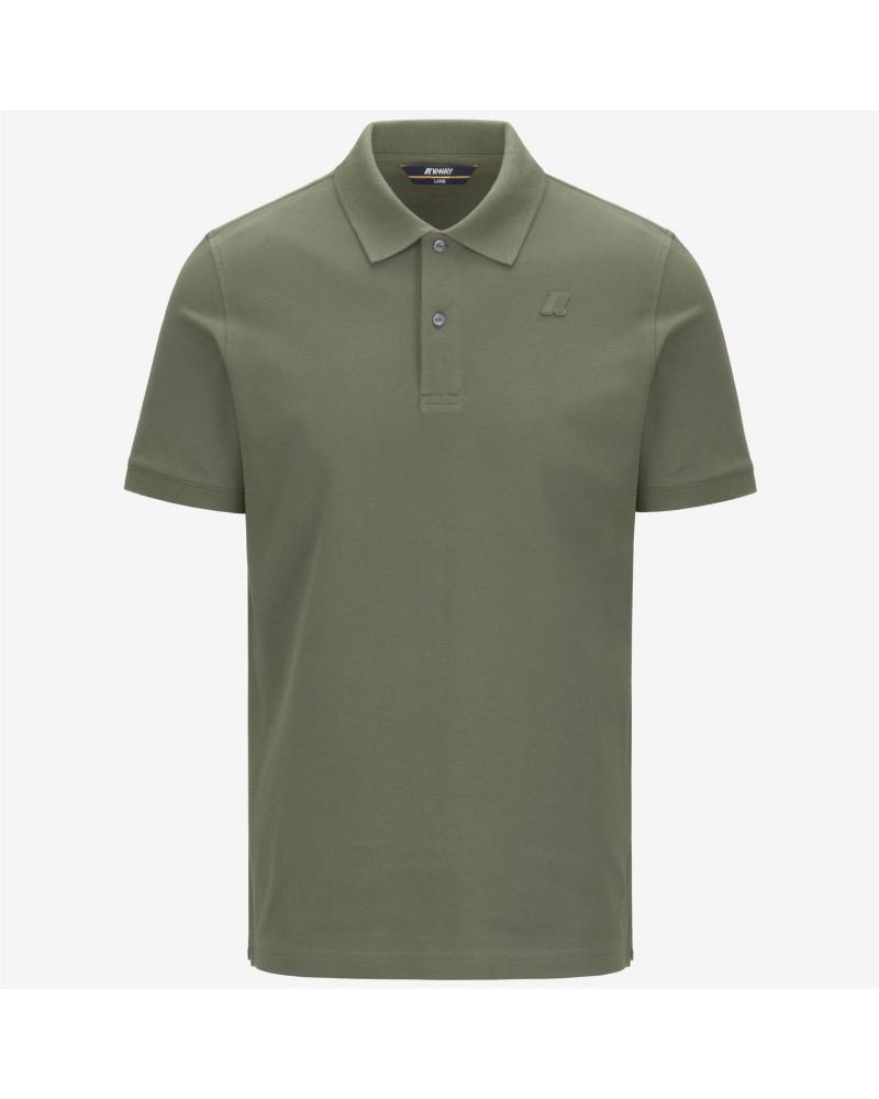 POLO K-WAY AMEDEE SLIM PIQUE KAKI