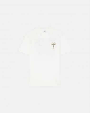 TEESHIRT CP COMPANY174A BRITISH  SAILOR  103 BLANC