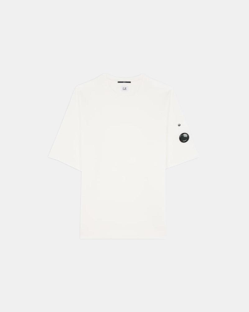 SWEAT  CP.COMPANY  M/COURTES SS034/103 BLANC