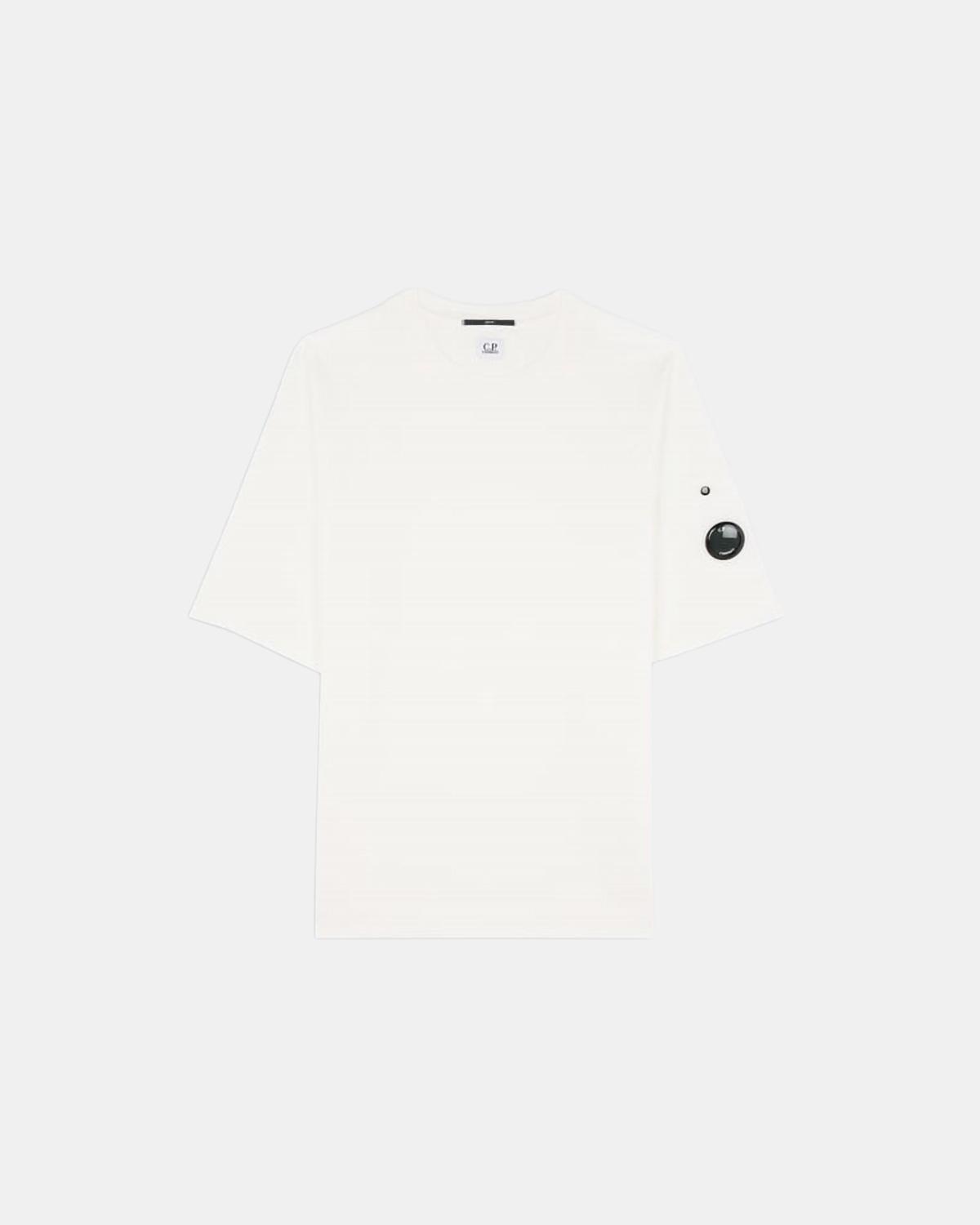 SWEAT  CP.COMPANY  M/COURTES SS034/103 BLANC