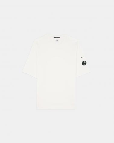 SWEAT  CP.COMPANY  M/COURTES SS034/103 BLANC