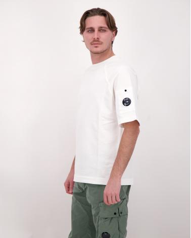 SWEAT  CP.COMPANY  M/COURTES SS034/103 BLANC