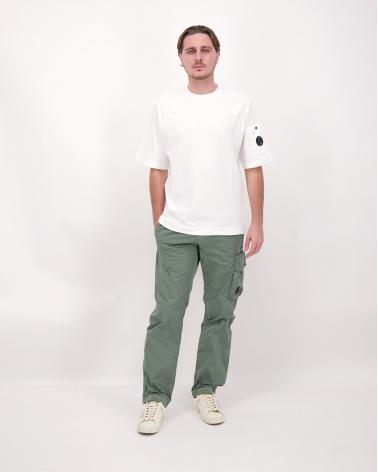 SWEAT  CP.COMPANY  M/COURTES SS034/103 BLANC