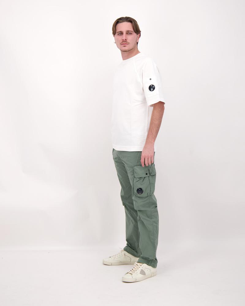 SWEAT  CP.COMPANY  M/COURTES SS034/103 BLANC