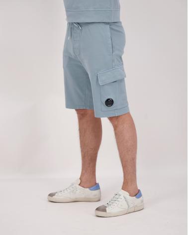 SWEAT BERMUDA CARGO CP COMPANYB704A 809 SILVER BLUE BLEU