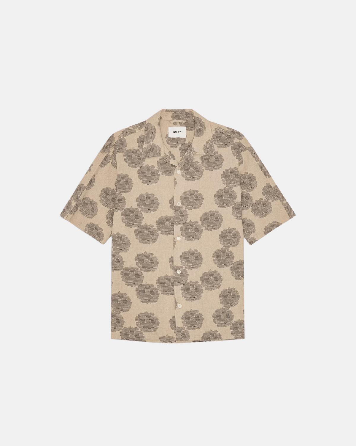 CHEMISE NN07 OLE imprimé Beige