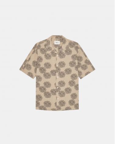 CHEMISE NN07 OLE imprimé Beige