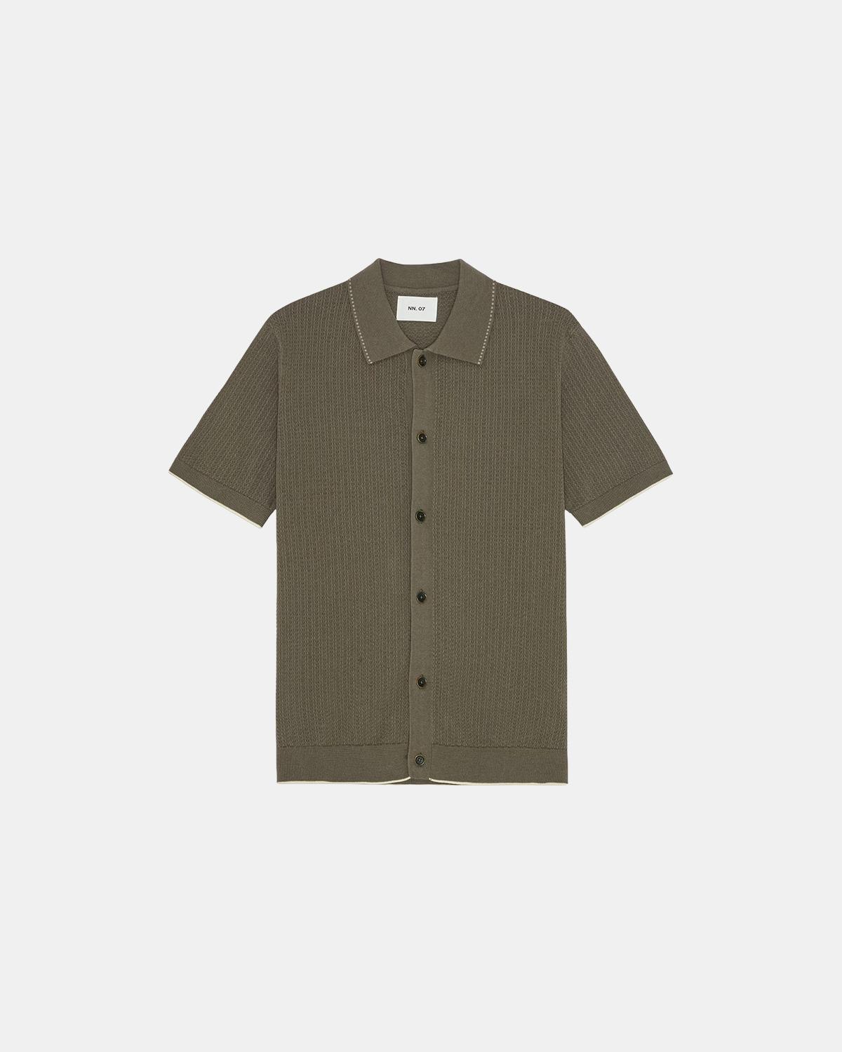 CHEMISE POLO NN07 NALO CAPERS KAKI