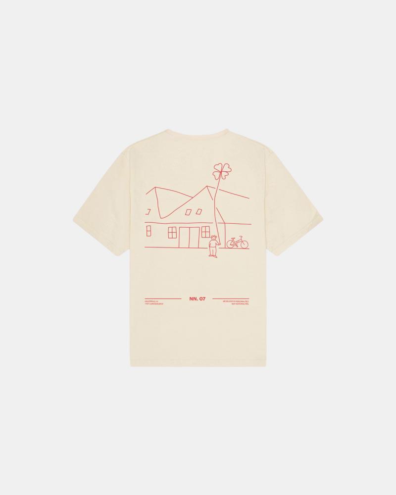 TEE SHIRT NN07 JETT SS PRINT IVOIRE