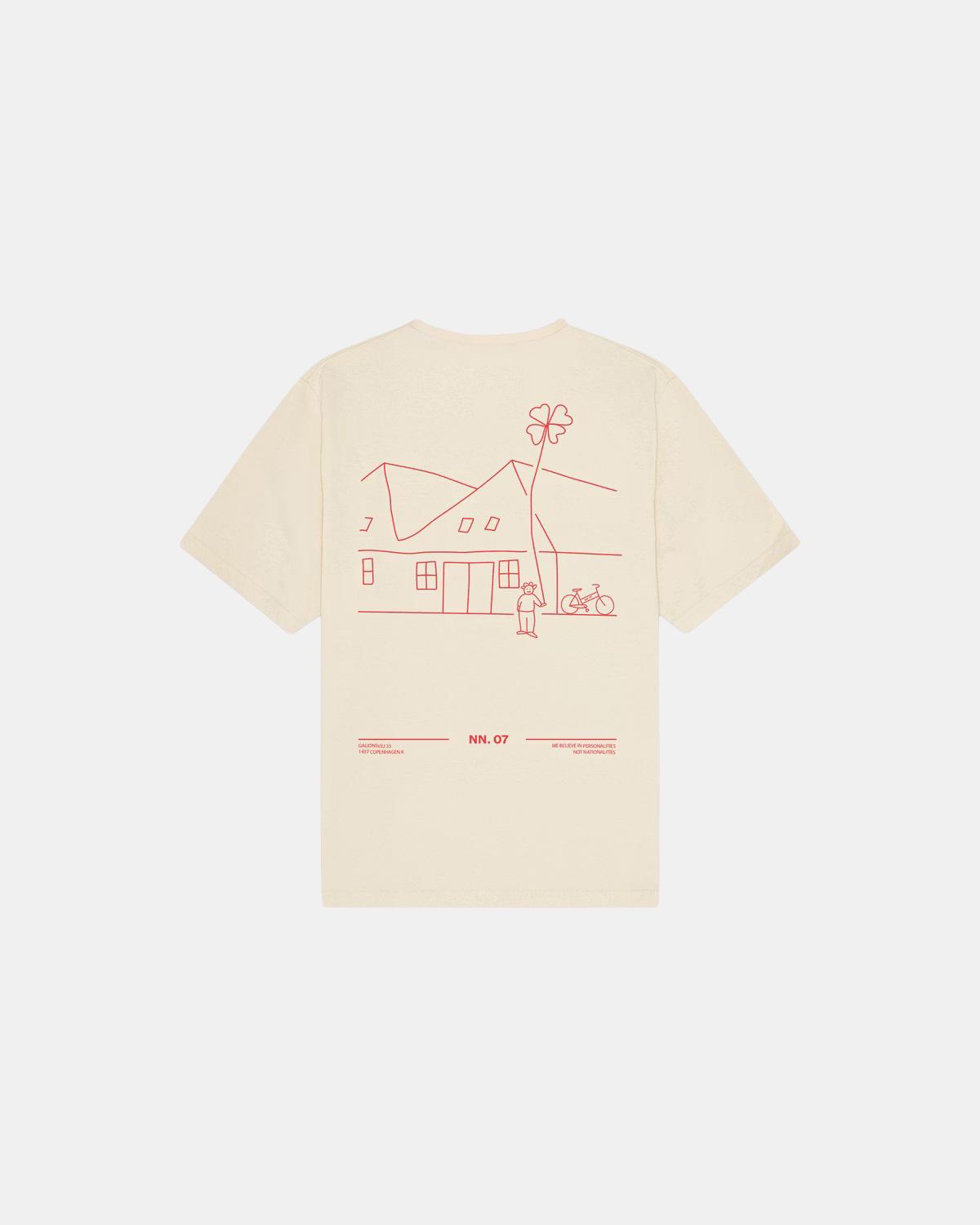 TEE SHIRT NN07 JETT SS PRINT IVOIRE