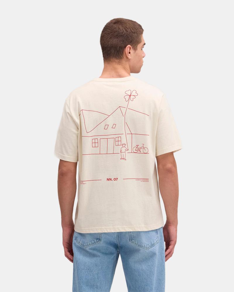 TEE SHIRT NN07 JETT SS PRINT IVOIRE