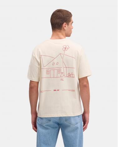 TEE SHIRT NN07 JETT SS PRINT IVOIRE