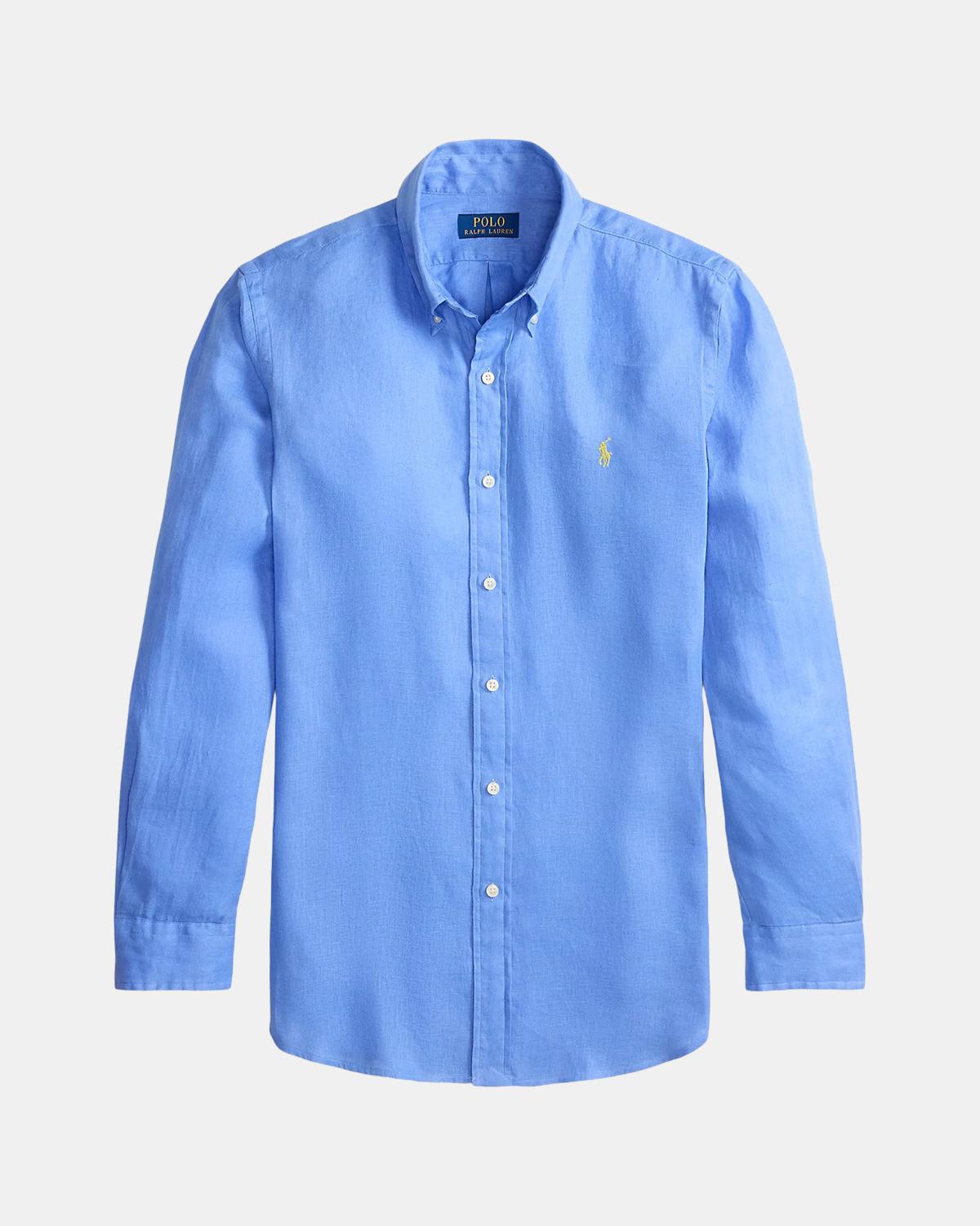 CHEMISE  RALPH LAUREN LIN AUSTIN BLUE BLEU