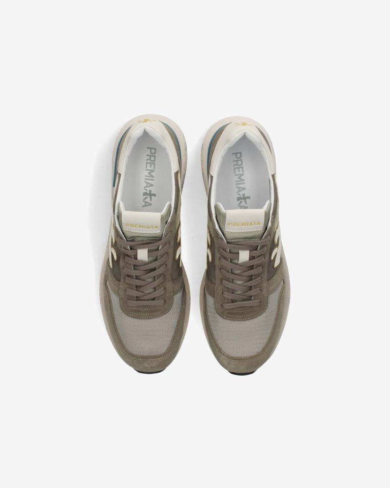 BASKET PREMIATA MICK 8118 VERT/KAKI