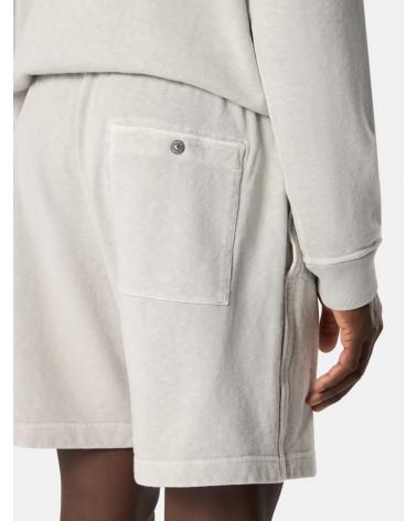 BERMUDA STONE ISLAND 6200014 0161  MALFILÉ FLEECE 'OLD' EFFECT OLEANDER PEARL GREY