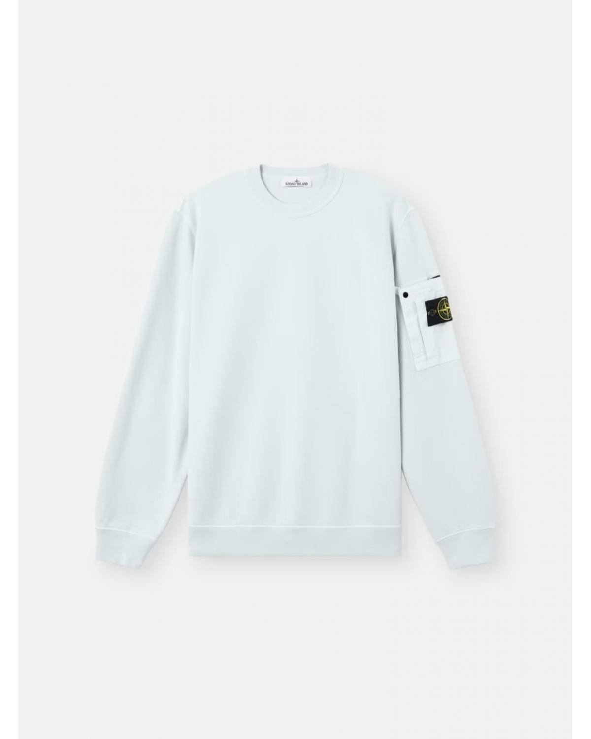 SWEAT STONE ISLAND 6100019 0041 GRIS CLAIR