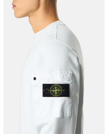 SWEAT STONE ISLAND 6100019 0041 GRIS CLAIR
