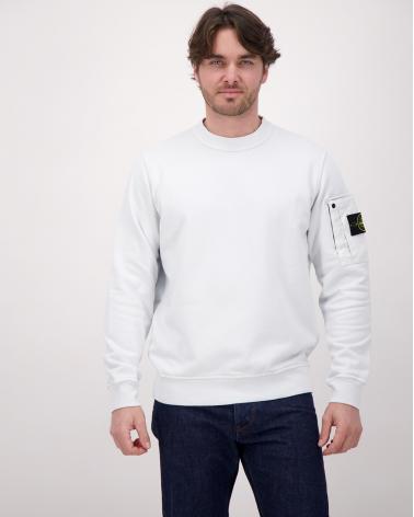 SWEAT STONE ISLAND 6100019 0041 GRIS CLAIR