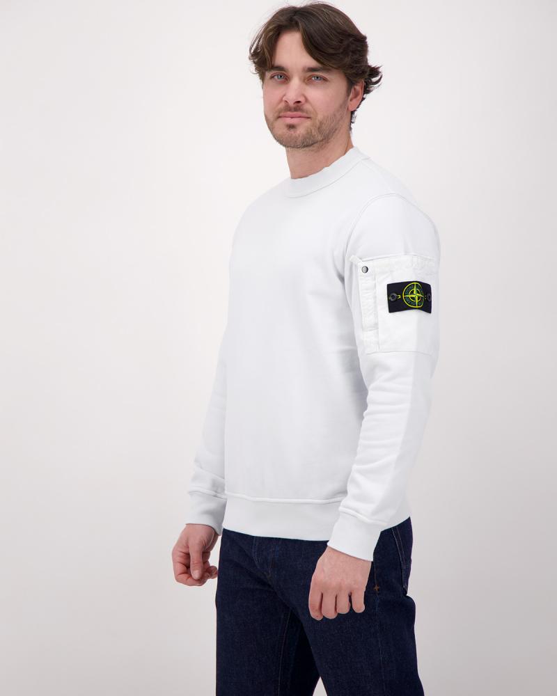 SWEAT STONE ISLAND 6100019 0041 GRIS CLAIR