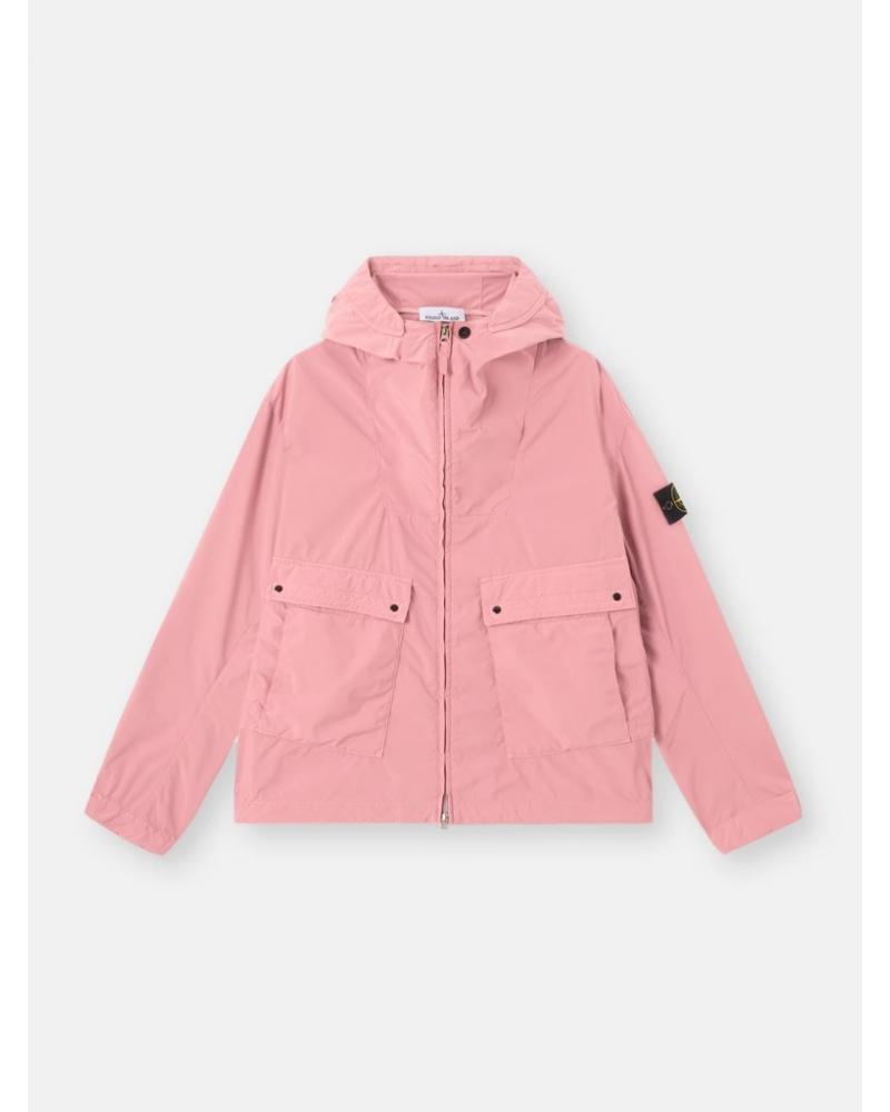 VESTE STONE ISLAND 4100052 LIGHT COMPACT TOUCH POLY-TC008G OLEANDER ROSE