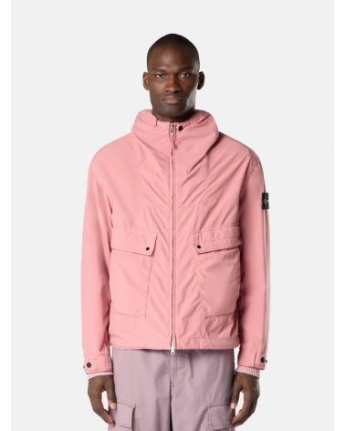 VESTE STONE ISLAND 4100052 LIGHT COMPACT TOUCH POLY-TC008G OLEANDER ROSE