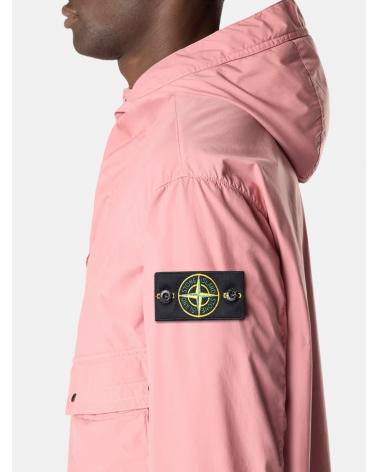 VESTE STONE ISLAND 4100052 LIGHT COMPACT TOUCH POLY-TC008G OLEANDER ROSE