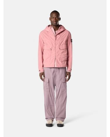 VESTE STONE ISLAND 4100052 LIGHT COMPACT TOUCH POLY-TC008G OLEANDER ROSE