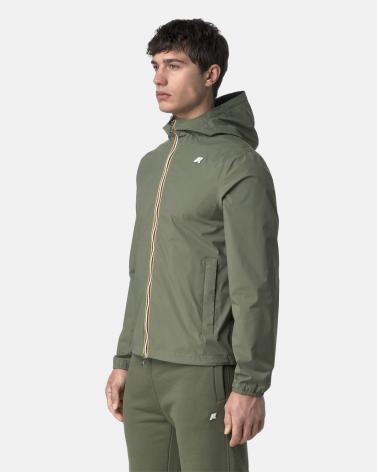 BLOUSON K-WAY JACK STRETCH NYLON JERSEY GREEN LICHEN
