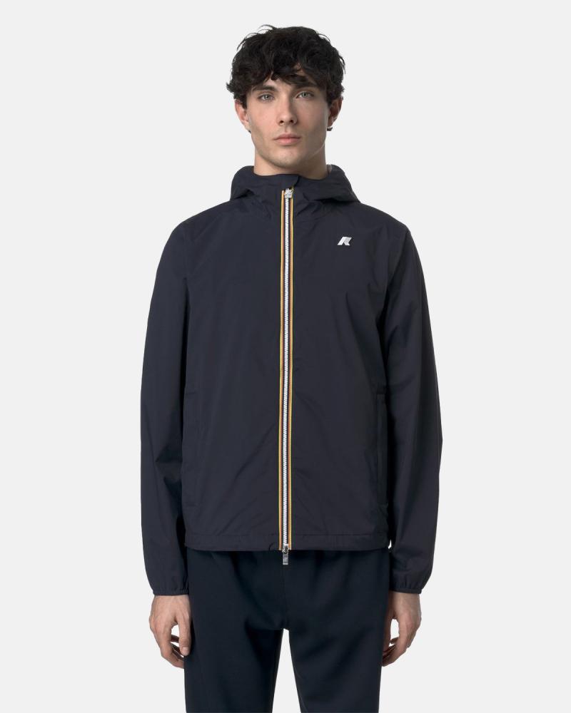 BLOUSON K-WAY JACK STRETCH NYLON JERSEY DEPHT BLUE  MARINE