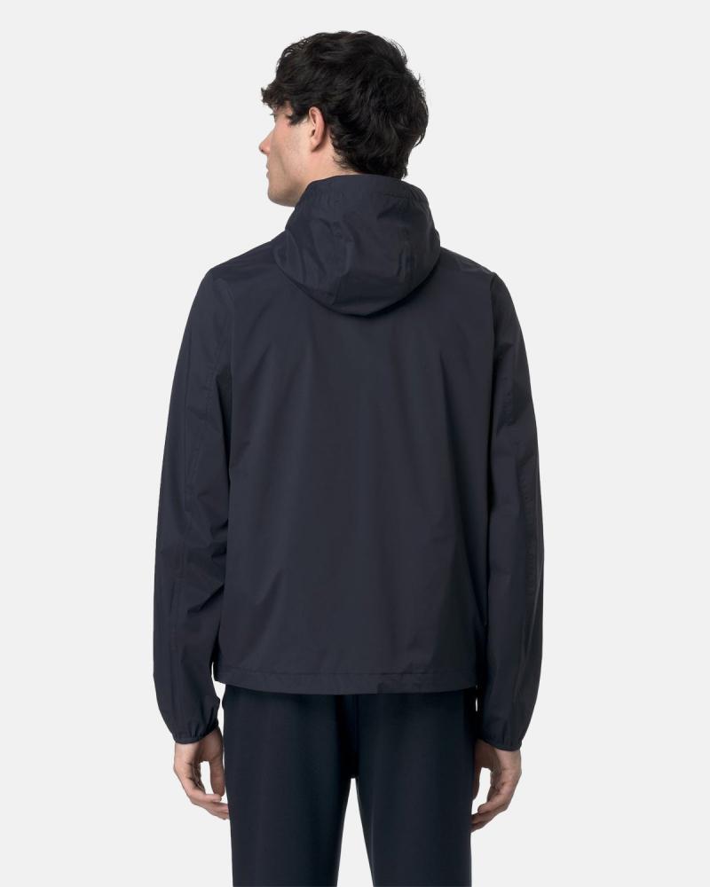BLOUSON K-WAY JACK STRETCH NYLON JERSEY DEPHT BLUE  MARINE