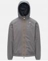 BLOUSON K-WAY JAKE PLUS 2 DOUBLE GREY BLUE DEPHT