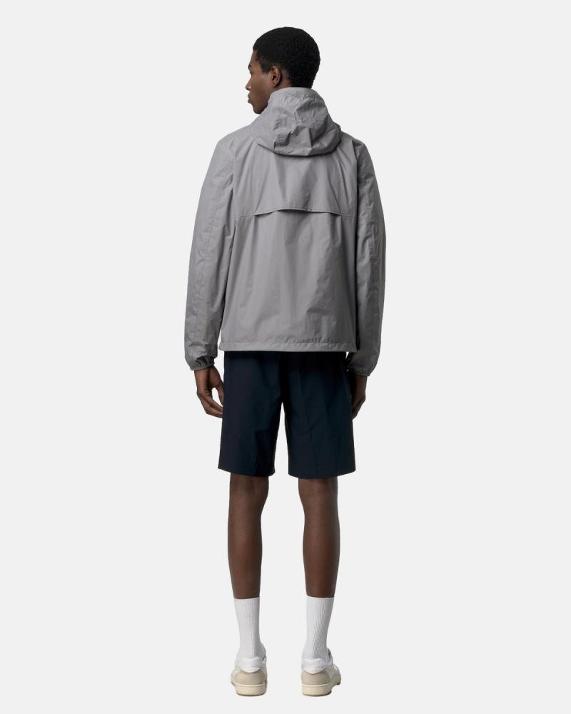 BLOUSON K-WAY JAKE PLUS 2 DOUBLE GREY BLUE DEPHT