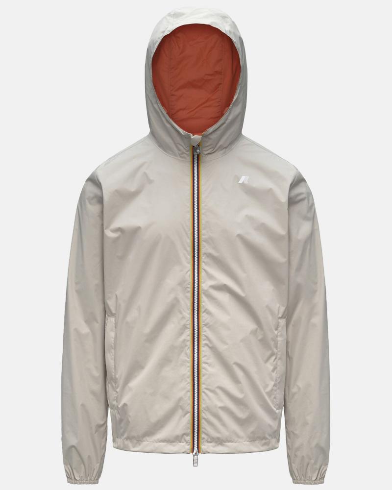 BLOUSON K-WAY JAKE PLUS 2 DOUBLE BEIGE ORANGE