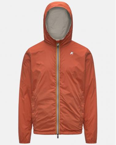 BLOUSON K-WAY JAKE PLUS 2 DOUBLE BEIGE ORANGE