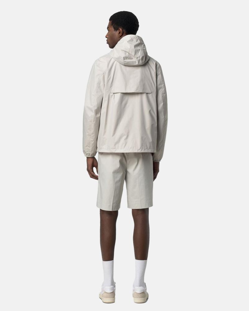 BLOUSON K-WAY JAKE PLUS 2 DOUBLE BEIGE ORANGE